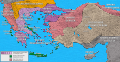 (Italiano) Regione balcanica ed anatolica nel 1212 c.a.