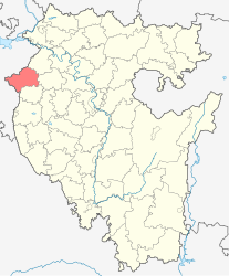 Bakalinskij rajon – Mappa