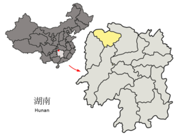 Zhangjiajie – Mappa