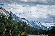 Endless Chain Ridge seen from southbound Highway 93