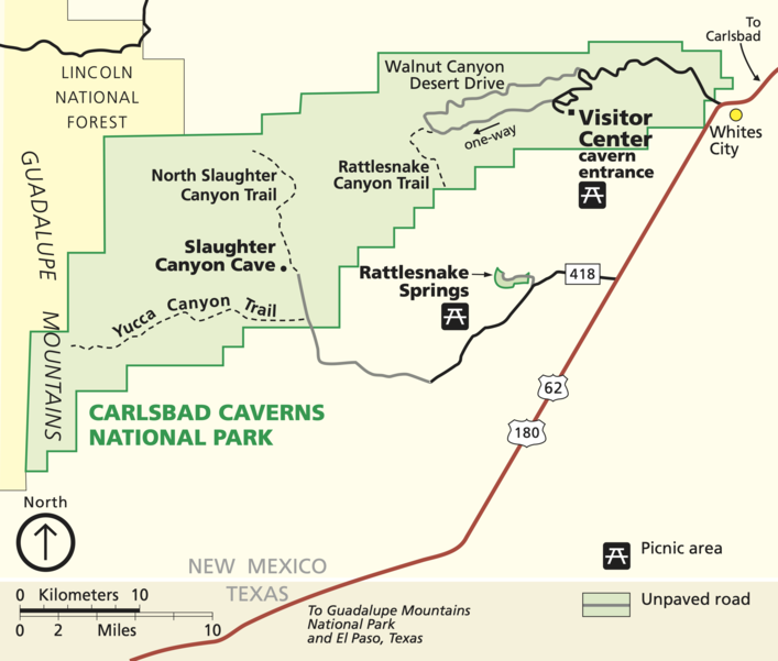 File:Map of Carlsbad Caverns