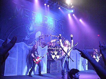 English: Megadeth performing live 2010