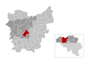 Localisation de Merelbeke-Melle