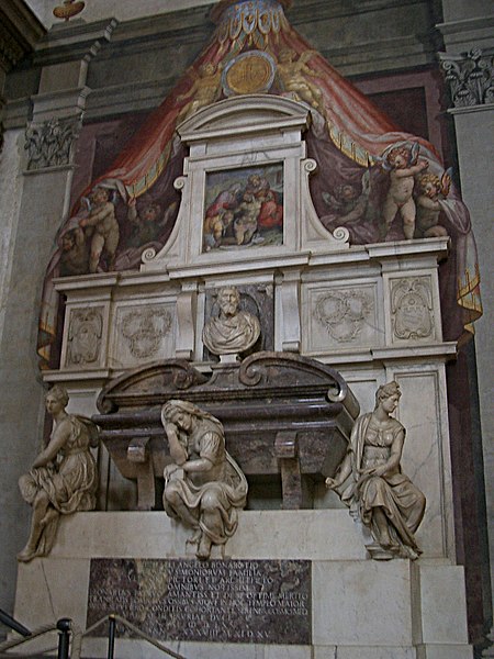 Ficheiro:Michelangelo tomb.JPG