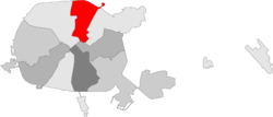 Савецкі раён на мапе