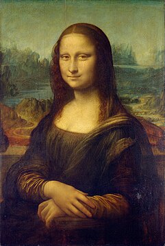 El Mona Lisa, ü La Gioconda. Mused: Louvre, in Paris, Fransän.