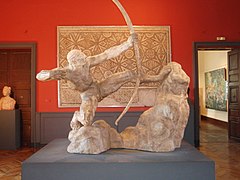 Héraklès archer dans la salle Antoine-Bourdelle