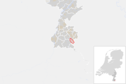 Locatie van de gemeente Simpelveld (gemeentegrenzen CBS 2016)
