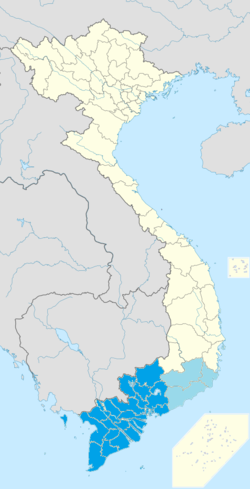 Vietnam meridionale - Localizzazione