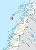 Kart over Værøy