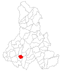 Location of Odorheiu Secuiesc