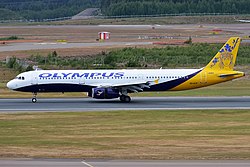 Airbus A321-200 der Olympus Airways