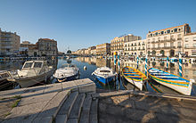 Canal of La Peyrade in Sete, France Quai Marechal de Lattre de Tassigny, Sete 02.jpg