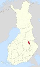Lage von Rautavaara in Finnland