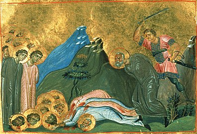 Martyr Sadoc (Sadoth), Bishop of Persia, and 120 martyrs with him.