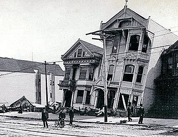 Kerusakan akibat gempa bumi di San Francisco pada tahun 1906