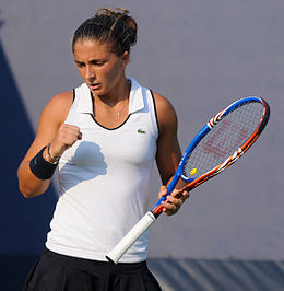 Sara Errani pályafutása első Grand Slam-döntőjét játszotta