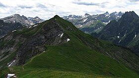 Vue de la face Nord.