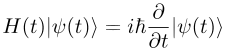 Schrodinger equation of quantum mechanics SchrodingerEquation.svg