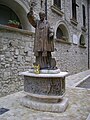 La statua bronzea di San Francesco