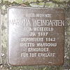 Stolperstein Herford Komturstraße 16 Martha Weingarten