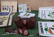Materials used to teach communities in Burkina Faso about FGM Teaching communities about FGM-C (12345176104).jpg