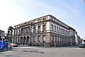 Tribunal de grande instance façade principale avec attique, hall d'entrée, escalier d'honneur avec cage