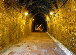 Intérieur du tunnel du Bois-Clair