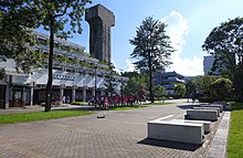 United College (above) and Chung Chi Tong student centre (below). United College in CUHK 2016.jpg