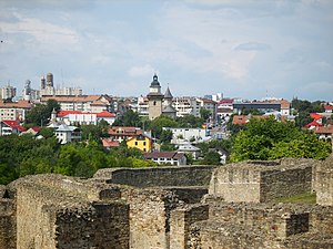 View on Suceava (Romania) from Fortess.jpg