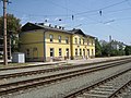 Abfertigungsgebäude im Bahnhof Wittmannsdorf