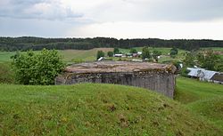 Ruins of the Molotov Line in the village vicinity