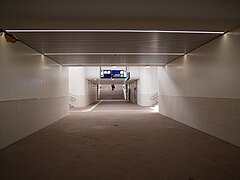 Assen, Fußgängertunnel am Bahnhof Assen