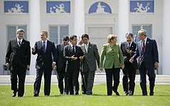 G8 leaders in Heiligendamm, Germany on Thursday, June 7, 2007 Image: Eric Draper, White House photographer. Vote here!