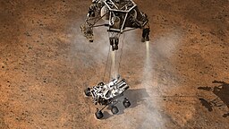 593496main pia14840 full Curiosity Touching Down, Artist's Concept