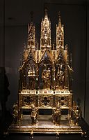 Reliquary of Charlemagne donated by Charles IV, Aachen (1350)