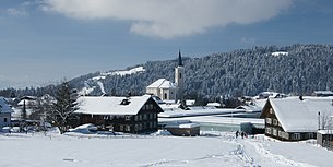 Blick uf d Pfarrkircha Hl. Martin