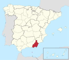 Almeria in Spain (plus Canarias) (+special marker).svg