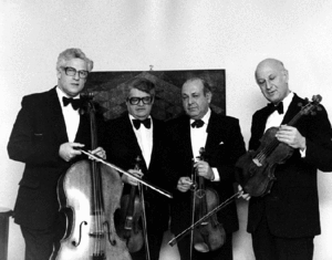 Het Amadeus Quartet.