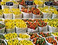 Tulips at the flower market