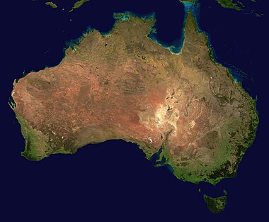 Australia satellite plane.