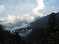 A view of mountains from track between Donga Gali and Ayubia known as Ayubia National Park track.