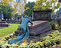 'Pleureuse' (1914), begraafplaats van Laken