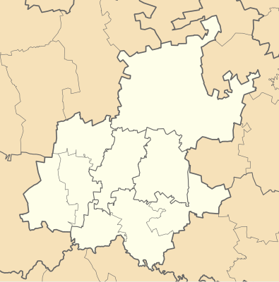 Location map Gauteng