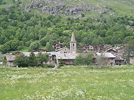 Gezicht op Bonneval-sur-Arc