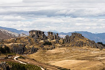 "Los Frailones", formations rocheuses de Cumbe Mayo