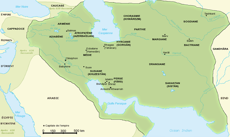 Het Perzië van de Sassaniden (derde tot zevende eeuw na Chr.)