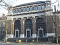 Façade du bâtiment Gramme de l'Université du Travail à Charleroi