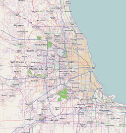 Aurora is located in Chicago metropolitan area