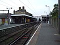 Northern end of platforms, showing the provision once made for through running.